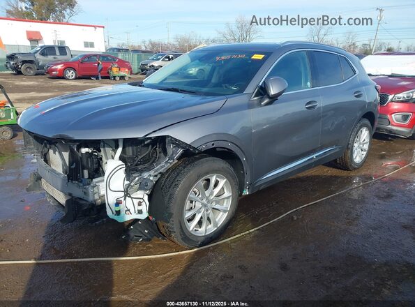 LRBAZLR48MD110759 2021 BUICK ENVISION Gray Front left