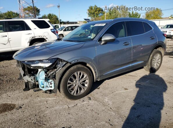 LRBAZLR49PD039852 2023 BUICK ENVISION Gray Առջևի ձախ երեք քառորդ տեսարան