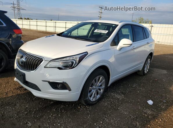 LRBFX1SA0JD007024 2018 BUICK ENVISION Белый Передняя левая четверть