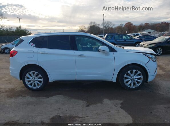 LRBFX3SX7JD027450 2018 BUICK ENVISION Белый Вид задней части салона