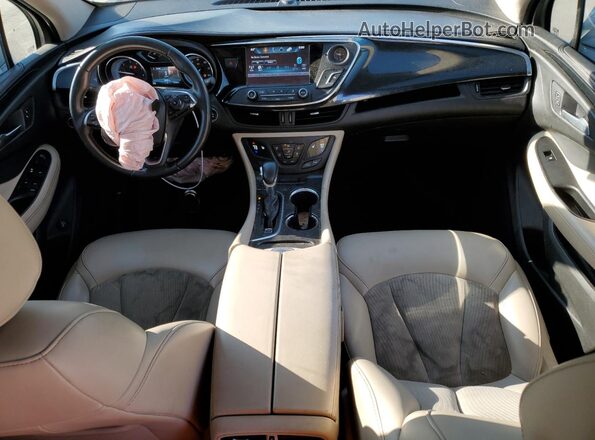 LRBFXASA6HD016577 2017 BUICK ENVISION Серебряный Вид панели приборов