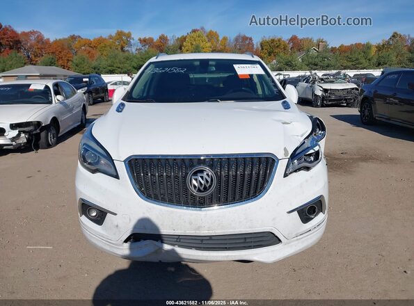 LRBFXBSA5HD200060 2017 BUICK ENVISION White Vista del cuadro de instrumentos