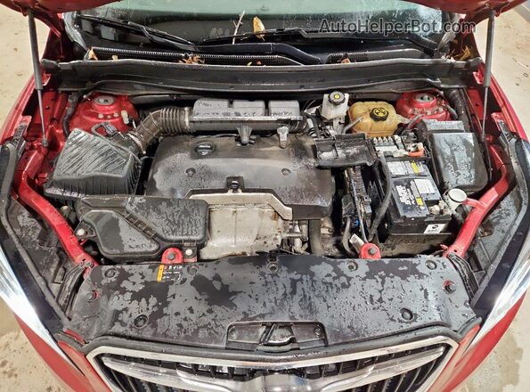 LRBFXCSAXKD013815 2019 BUICK ENVISION Красный Вид подкапотного пространства