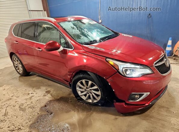 LRBFXCSAXKD013815 2019 BUICK ENVISION Красный Передняя правая четверть