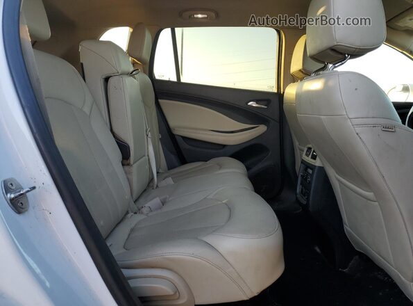 LRBFXDSAXHD216668 2017 BUICK ENVISION White Vista interior trasera