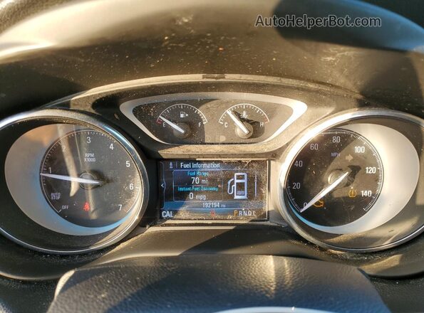 LRBFXDSAXHD216668 2017 BUICK ENVISION White Vista del cuadro de instrumentos