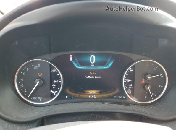 LRBFXESX3GD190150 2016 BUICK ENVISION Black Вид щитка приладів