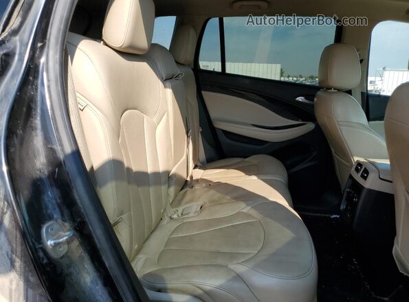 LRBFXESX3GD190150 2016 BUICK ENVISION Black Вид задньої частини салону