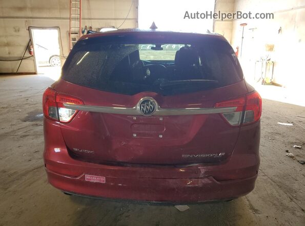 LRBFXFSX8HD020695 2017 BUICK ENVISION Maroon Widok z tyłu