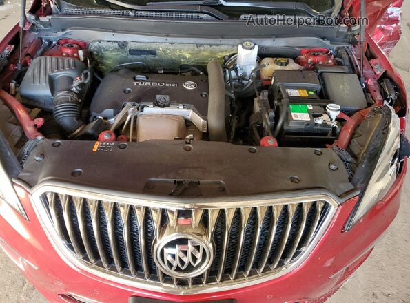LRBFXFSX8HD020695 2017 BUICK ENVISION Maroon Widok komory silnika