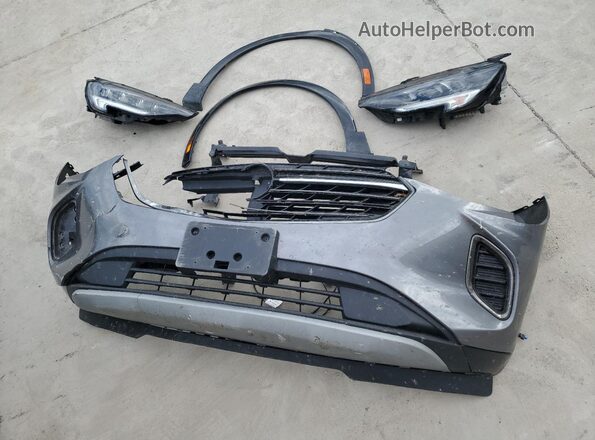 LRBFZNR40MD138685 2021 BUICK ENVISION Gray Շարժիչի բաժամունքի տեսք