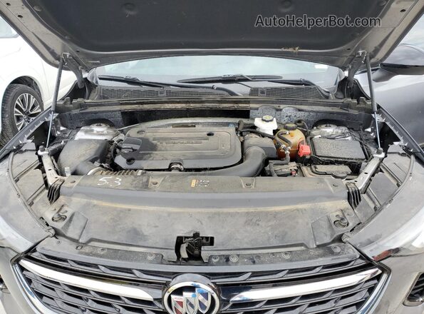 LRBFZPR41MD102256 2021 BUICK ENVISION Gray ძრავის განყოფილების ხედი