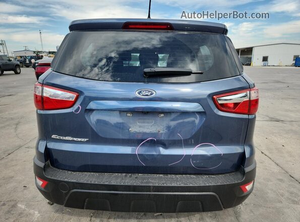 MAJ3S2FE0MC450456 2021 FORD ECOSPORT Синий Вид сзади