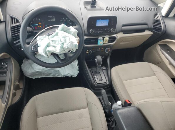 MAJ3S2FE3MC408007 2021 FORD ECOSPORT White Առջևի վահանակի տեսք