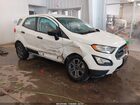 2021 Ford Ecosport S White vin: MAJ3S2FE9MC448009