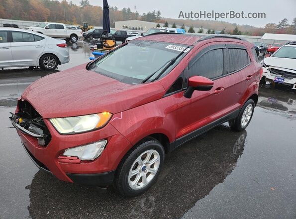 MAJ6S3GL4NC459291 2022 FORD ECOSPORT Темно-бордовый Передняя левая четверть