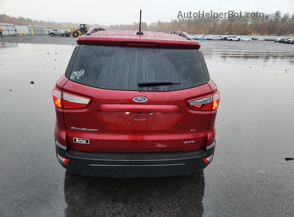 MAJ6S3GL4NC459291 2022 FORD ECOSPORT Темно-бордовый Вид сзади