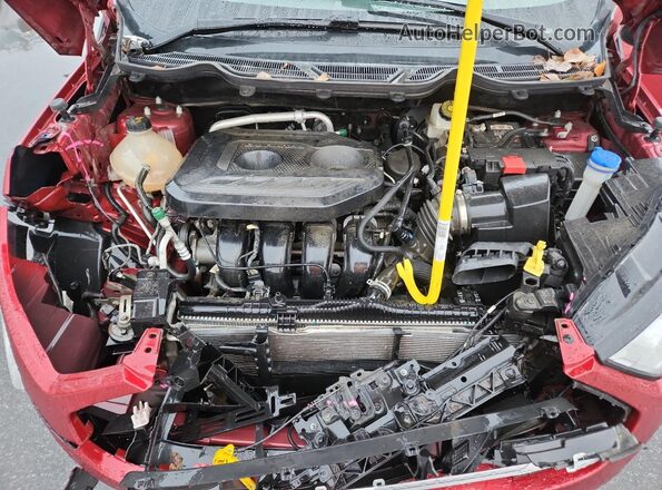 MAJ6S3GL4NC459291 2022 FORD ECOSPORT Темно-бордовый Вид подкапотного пространства