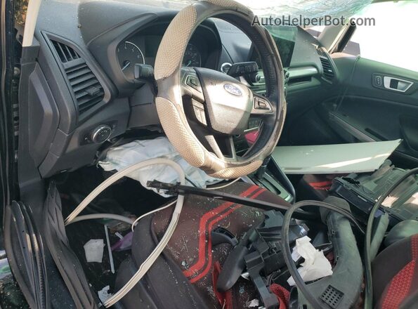 MAJ6S3GL6KC268483 2019 FORD ECOSPORT Black Widok deski rozdzielczej