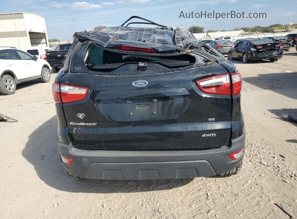 MAJ6S3GL6KC268483 2019 FORD ECOSPORT Black Widok z tyłu