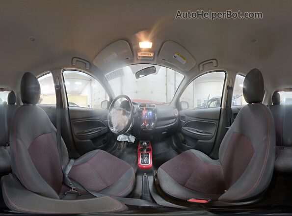 ML32A5HJ8KH009388 2019 MITSUBISHI MIRAGE Красный Панорамный вид салона 360°
