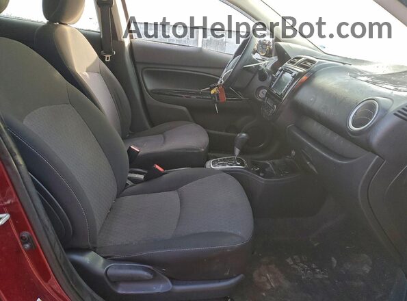 ML32A5HJ9JH011228 2018 MITSUBISHI MIRAGE Бордовый Вид салона спереди