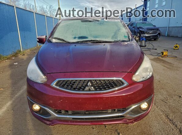 ML32A5HJ9JH011228 2018 MITSUBISHI MIRAGE Бордовый Вид спереди