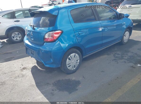 ML32AUHJ1PH001697 2023 MITSUBISHI MIRAGE Синий Задняя правая четверть