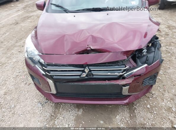 ML32AUHJ2PH001479 2023 MITSUBISHI MIRAGE Темно-бордовый Вид щитка приборов