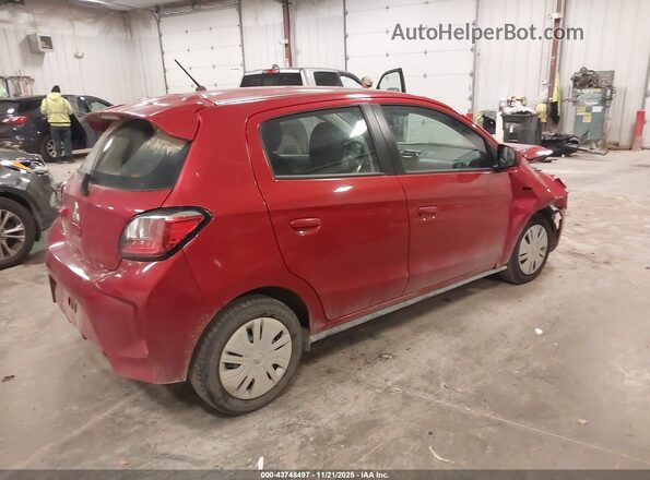 ML32AUHJ2RH007754 2024 MITSUBISHI MIRAGE Красный Задняя правая четверть