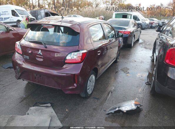 ML32AUHJ9PH004816 2023 MITSUBISHI MIRAGE Фиолетовый Задняя правая четверть