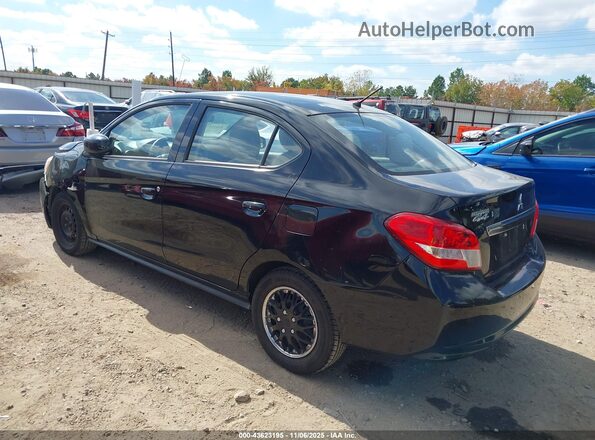 ML32F3FJ1LHF12659 2020 MITSUBISHI MIRAGE G4 Черный Задняя левая четверть