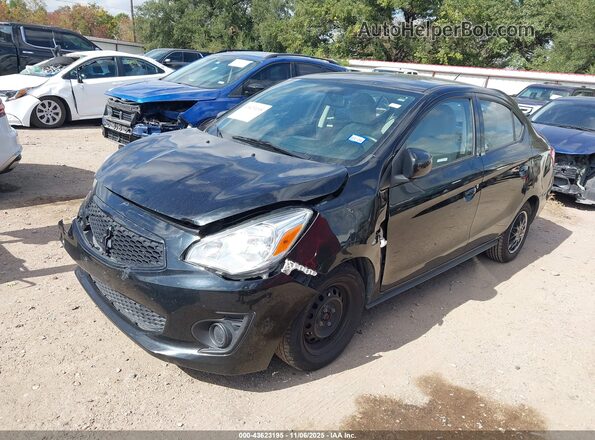 ML32F3FJ1LHF12659 2020 MITSUBISHI MIRAGE G4 Черный Передняя левая четверть