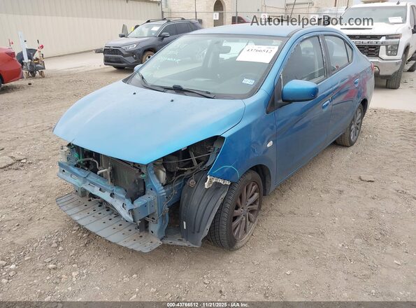 ML32F3FJ2JHF05331 2018 MITSUBISHI MIRAGE G4 Blue Vista tres cuartos delantera izquierda