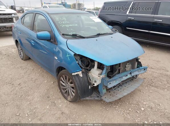 ML32F3FJ2JHF05331 2018 MITSUBISHI MIRAGE G4 Blue Delantero derecho