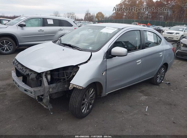 ML32F3FJ2KHF12121 2019 MITSUBISHI MIRAGE G4 Серебряный Передняя левая четверть