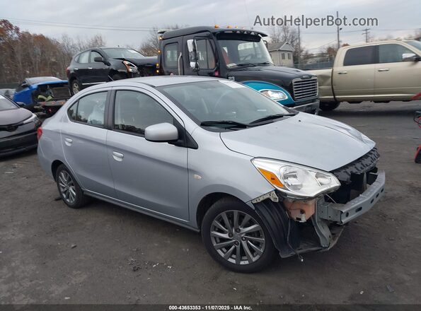 ML32F3FJ2KHF12121 2019 MITSUBISHI MIRAGE G4 Серебряный Передняя правая четверть