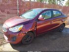 2017 Mitsubishi Mirage G4 Es Burgundy vin: ML32F3FJ4HH000608