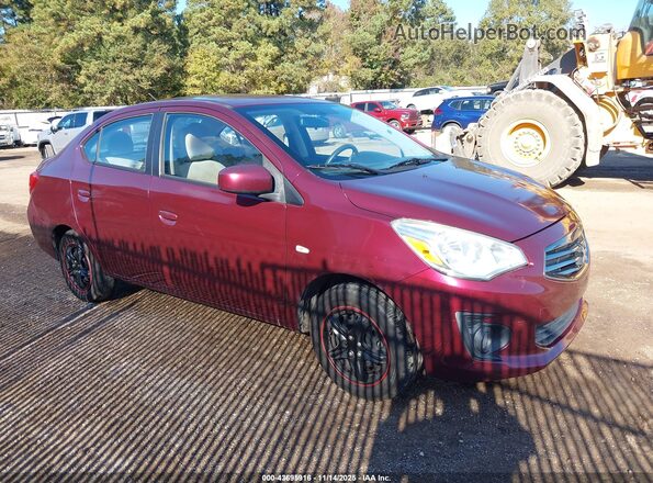 ML32F3FJ4HH000608 2017 MITSUBISHI MIRAGE G4 Burgundy Przód prawy