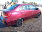 2017 Mitsubishi Mirage G4 Es Burgundy vin: ML32F3FJ4HH000608