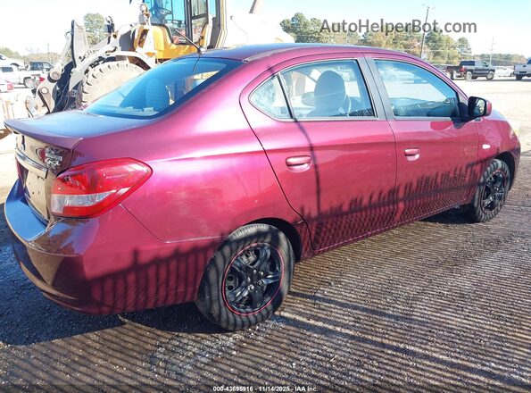 ML32F3FJ4HH000608 2017 MITSUBISHI MIRAGE G4 Burgundy Tył prawy