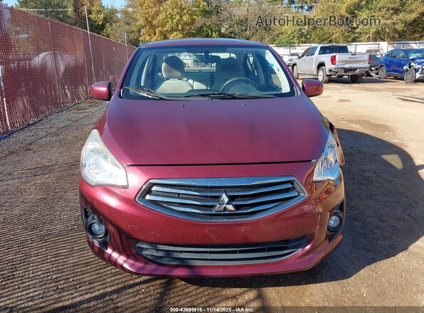 ML32F3FJ4HH000608 2017 MITSUBISHI MIRAGE G4 Burgundy Widok zestawu wskaźników