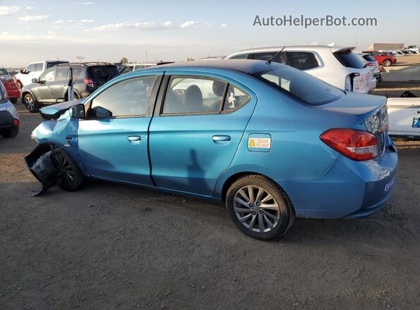 ML32F3FJ4JHF11499 2018 MITSUBISHI MIRAGE Blue Задня ліва чверть