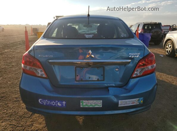 ML32F3FJ4JHF11499 2018 MITSUBISHI MIRAGE Blue Вид ззаду