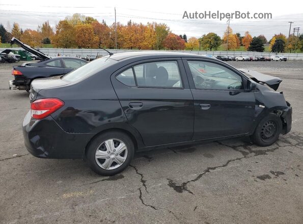 ML32F3FJ5HH002660 2017 MITSUBISHI MIRAGE Черный Задняя правая четверть