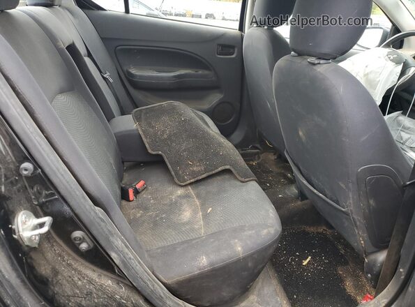 ML32F3FJ5HH002660 2017 MITSUBISHI MIRAGE Черный Вид задних сидений