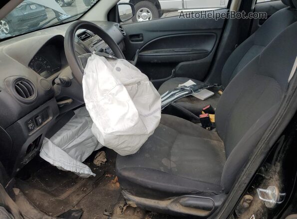 ML32F3FJ5HH002660 2017 MITSUBISHI MIRAGE Черный Вид салона спереди