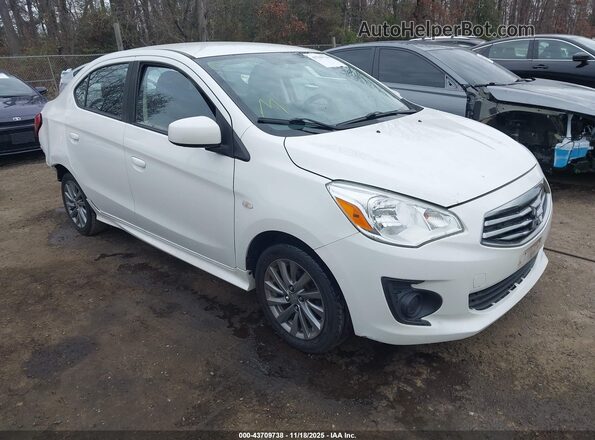 ML32F3FJ5JHF11012 2018 MITSUBISHI MIRAGE G4 Белый Передняя правая четверть