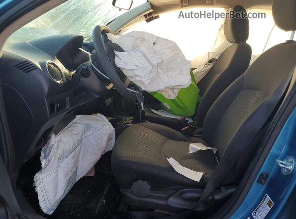 ML32F3FJ5LHF02684 2020 MITSUBISHI MIRAGE Blue Vista interior delantera