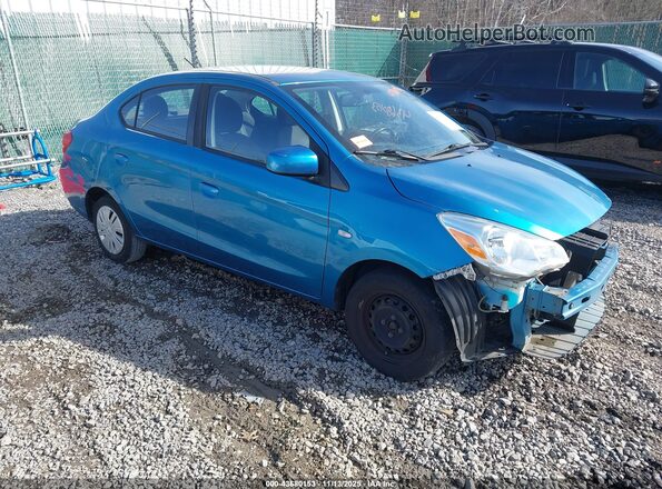ML32F3FJ6HHF11868 2017 MITSUBISHI MIRAGE G4 Синий Передняя правая четверть